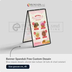 PRINT CETAK SPANDUK BANNER CROMBOLONI BISA CUSTOM
