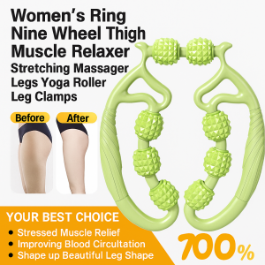 Leg Stretcher Independent Rolling Nine-wheel Ring Leg Clamps Resistant to Tearing and No Breakage