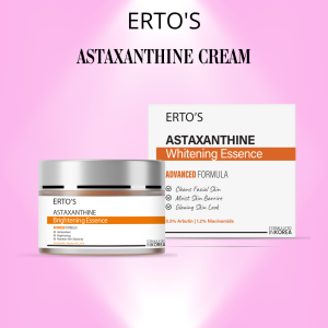 "Ertos Astaxanthine Whitening Essence 30ml - Essence Whitening Anti-Aging dengan Astaxanthine Vitamin C dan Hyaluronic Acid untuk Mencerahkan Melembapkan dan Menghaluskan Kulit Wajah - Cocok untuk Semua Jenis Kulit - Original & BPOM Approved"