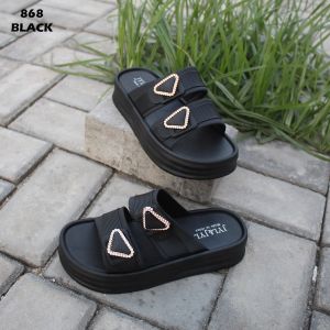 New Arrival!!! Sandal Karet Wanita Import   W868 Sandal Import  Wanita Slop  Slop Karet  Kekinian Import