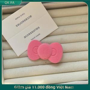 QK FA ✨ Ngọt Ngào Dễ Thương Mùa Thu Mùa Đông Đổ Xô Bow Kẹp Tóc Cho Phụ Nữ Cô Gái Thời Trang Tóc Clip Side Clip Mũ Nón Tóc Phụ Kiện Quà Tặng