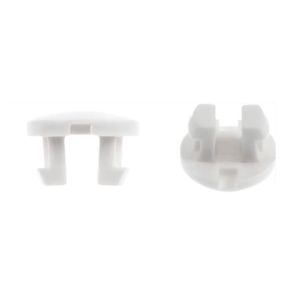 Kirilgu Bottom Rails Cord Cover Button White Tape Lock PlugBlind Bottom Rails Lock Button Repair Parts for Horizontal Blind Y5R7K