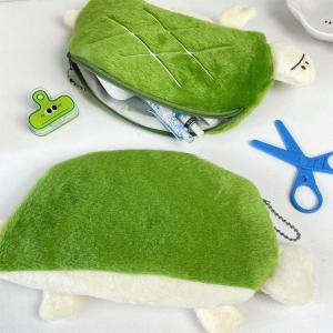 Plush Pen Bag Large Capacity Pencil Case Cartoon Tortoise Pencil Pouch Pen Pouch Pencil Bag Pen Holders for Student