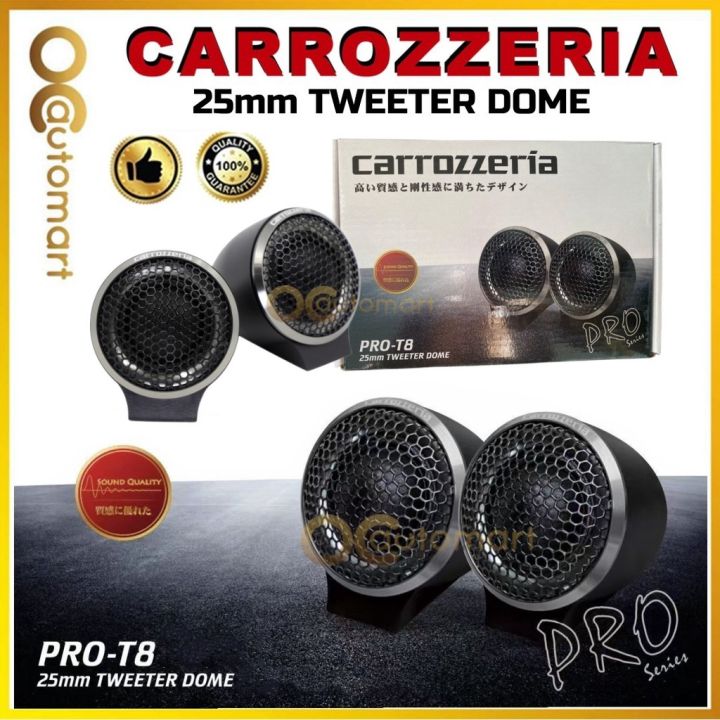 Carrozzeria Speaker Tweeter Pro-T8 25mm Tweeter Dome High