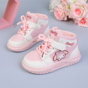 Kuromi and My Melody casual shoes for kids girls high top sneakers for kids size 25-36