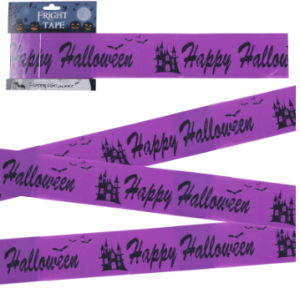 YESPERY 600cm Halloween Decoration Caution Tape Signs Halloween Prop Window Party Danger Warning Lline Halloween Decor Fright Tape Bundle