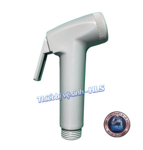 Đầu xịt vệ sinh HLS tay cò màu xám ghi dùng cho toilet vòi xịt vệ sinh phụ kiện nhà tắm