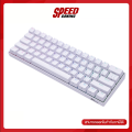 ROYAL KLUDGE GAMING RK61 WHITE WIRELESS KEYBOARD (คีย์บอร์ด) / By Speed Gaming. 