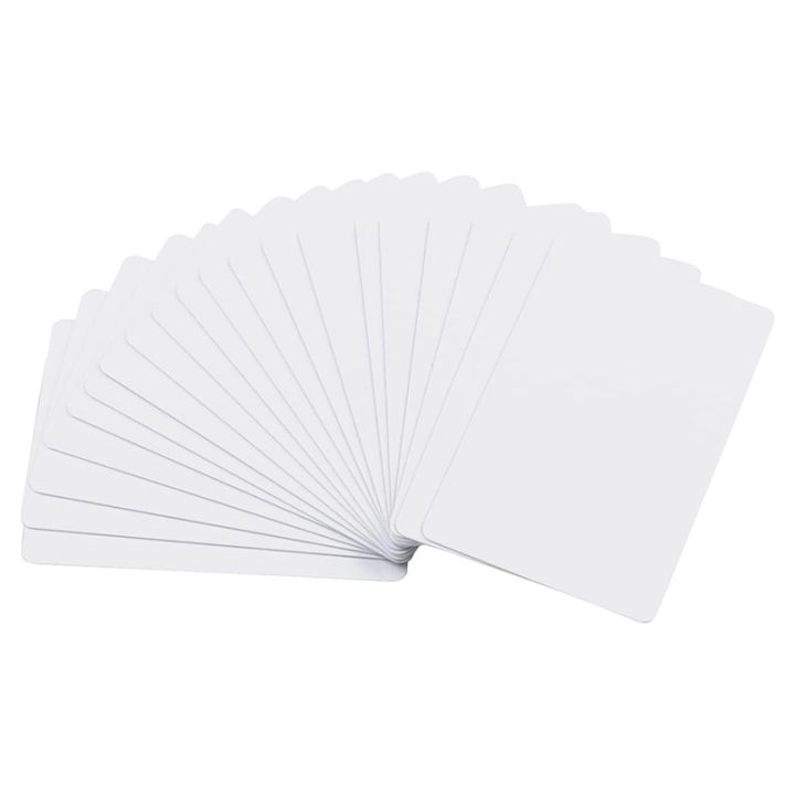 Premium Blank PVC Cards, CR80 30Mil Graphic Quality White Plastic Cards ...