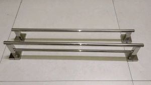 Vắt khăn đơn đôi inox 304 một thương hiệu của ToDa hàng dày nặng bóng cao cấp