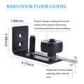 Adjustable Sliding Door Guide Barn Door Bottom Floor Guide Stay Roller 8 Assembly Options. 