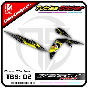 Sticker Striping Vega Force - Stiker Striping Variasi Motor Vega Force. TBS.02