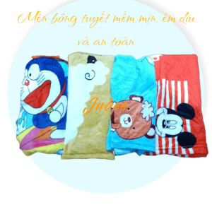 Mền lông tuyết mền lông tuyết mềm mịn nhẹ cho bé 100 x 75cm