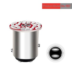 Motorcycle Car LED Brake Light Strobe Signal Blinker Stop Brake Light Burst Flashing Car Tail Parking Reverse Lights DC12V Bulb 6w