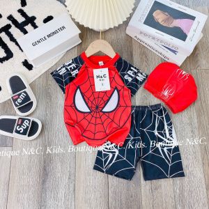 10 MÀU: Bộ bơi siêu nhân kèm mũ siêu HOT cho bé trai - BBSN
