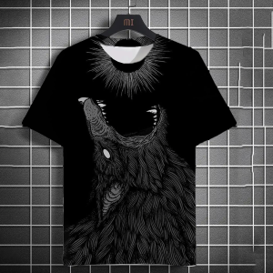 [Local Stock] VCC Funny 3D Pig Pattern Men T Shirt Hip Hop Trend Street Clothing Fashion 3D Animal Print Tee Summer Loose O-neck Short Sleeve Tops
