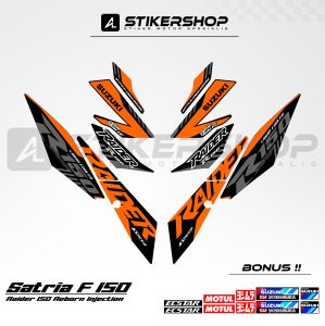 STIKER STRIPING SATRIA F 150 INJEKSI GRAFIS VARIASI 017