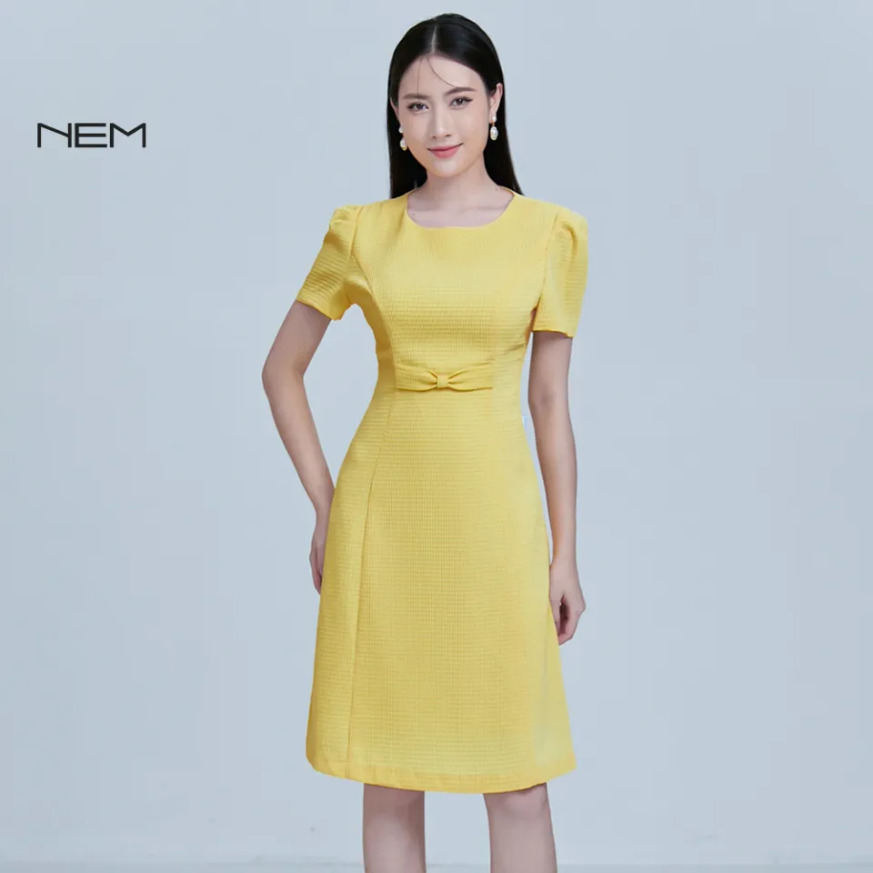 Đầm công sở NEM Fashion tay dài D41532 | Lazada.vn