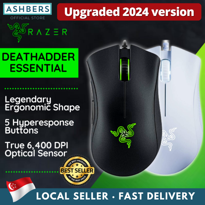 Upgraded 2024 version - Genuine Razer Deathadder Essential Ergonomic ...