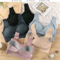 360 Outfit Women Seamless Bra 40kg to 78kg L to 3XL Plus Size Comfort Breathable Push Up Bra Wireless Mesh Lace Baju Dalam Wanita Underwear Cotton Plain. 