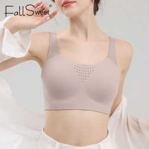 FallSweet Plus Size Seamless Wireless Sports Bra for Women Shockproof Soft Support Breathable Bralette Crop Top Female Lingerie2026