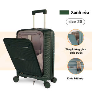 Vali du lịch Vali mở trướcVali lên máy bay Vali size20 Ngăn có thể lưu trữ laptop  PP2532