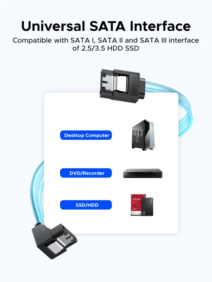 ORICO SATA 6G Hard Drive Data Cable Fast Speed Transfer Efficient