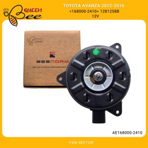 QUEENBEE BESNORM Fan Motor Radiator / Condenser for Toyota Avanza 2012-2016 168000-2410 1281258B