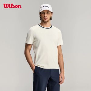 WILSON Men Center Seamless Tennis Tee Shirt