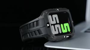 Metal Case Compatible with Apple Watch Series 7/8/9 (45mm) for se Series 6/5/4 (44mm) Metal Case with TPU Band for 45mm 44mm