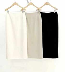 Plain Color Long Maxi Straight with Slit Skirt -  XS to Large  - xs to large - makapal ang tela - neoprene fabric - pampalda ang tela - classy and elegant - premium fabric - excellent quality -  fabric from abroad  - premium quality  - mall quality  - mul