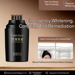 🥇 Buy 1 Free1🥇Hair styling brush Toothed comb Scalp-friendly gray hair concealer Non-fading scalp-friendly hair dye💕Official authentic