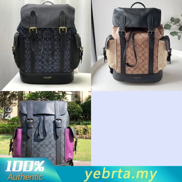 Coach C6081 C5414 C8183 Hudson Backpack In Blocked Signature