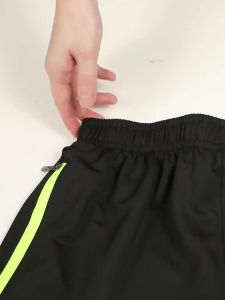 GRITION Mens Sport Shorts Polyester Knitted Breathable Elastic Dryfit Running Hiking Shorts for Men With Zipper Pockets-Kerwin Wat
