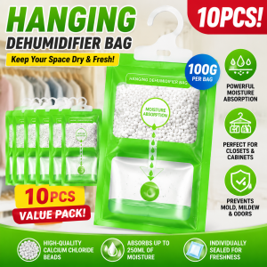 Dehumidifier bagshangable wardrobe dehumidifiers containing calcium chloride desiccant - 80gperbag
