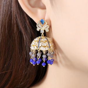 Sepj ต่างหูห้อยแขนยาวขนาดใหญ่สําหรับชนเผ่างานแต่งงานงานปาร์ตี้ SE260