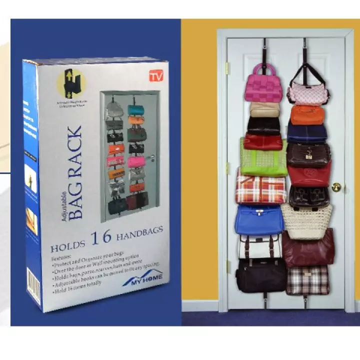 Adjustable bag rack sale