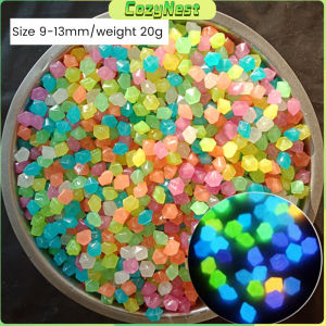 C.N 3-13mm Luminous Sand Stone Glow In Dark Home Pebbles Stone Path Outdoor Yard Fish Tank Decorations