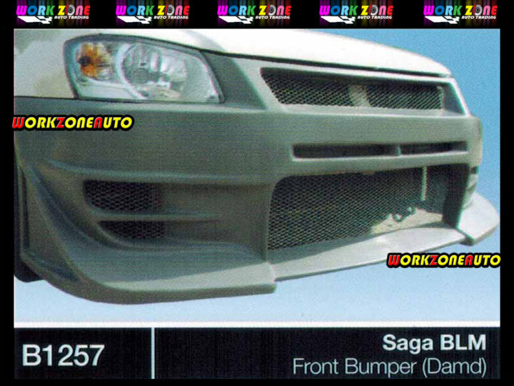 B1257 Proton Saga BLM Fiber Front Bumper (Damd) Body kit Bodykit | Lazada