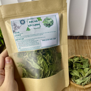 Lá Bạc Hà Sấy Lạnh Loại 1 Đức Thiện (Khô Sạch Thơm) – Thư Giãn Thanh Lọc Thông Thoáng Đường Thở