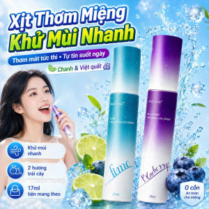 🔥Giá sốc🔥Xịt Thơm Miệng Khử Mùi Hôi Nhanh Xịt Chăm Sóc Hơi Thở Thơm Lâu Nước Súc Miệng Dạng Xịt Tiện Lợi