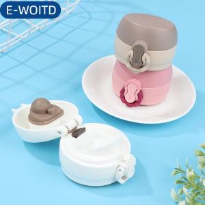 E-WOITD  Cốc cà phê có nắp đậy tái sử dụng Mug Bìa cà phê Tumbler Nắp Thermos Bìa chai nước Bìa Silicone nắp cho cốc mới