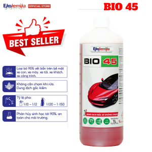 Dung Dịch Bọt Rửa Xe Không Chạm Bio 45 Ekokemika Độ Đậm Đặc Cao