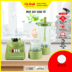 MÁY SINH TỐ NHỎ GALI GL-1505 - 1 LÍT - 300W. MÁY XAY GIA ĐÌNH BỀN BỈ. HÀNG CHÍNH HÃNG BẢO HÀNH 1N