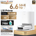 Robot lau sàn hút bụi tự làm sạch Dreame L10 Prime - Bản Quốc tế - Hàng chính hãng - Bảo hành 24 Tháng. 