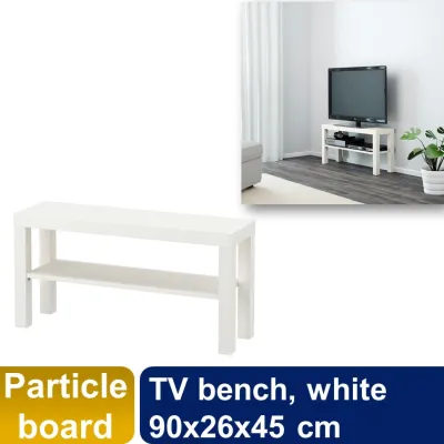 iKea LACK TV bench black/ white 90x26x45 cm