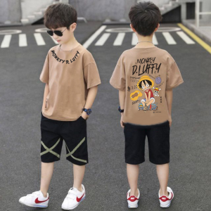 Baju Kaos Anak Tanggung Laki Laki Umur 7 - 16 Tahun Keren Premium Distro Tebal Lembut Motif Anime