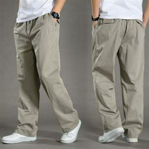 Quần Dài Kaki Nam Cao Cấp Dáng Đứng Chuẩn Hàng Xuất 95% cotton nguyên chất mềm mịn mát dáng dài rộng