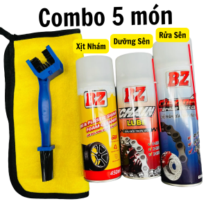 COMBO 5 DƯỠNG SÊN BZ + RỬA SÊN BZ + PHỤC HỒI NHỰA NHÁM BZ DẠNG BỌT + BÀN CHẢI SÊN 3D + KHĂN