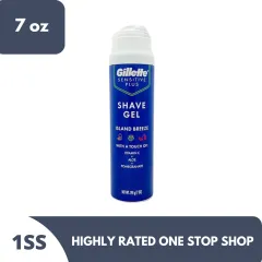 Gillette Sensitive Plus Island Breeze Shave Gel 7 oz